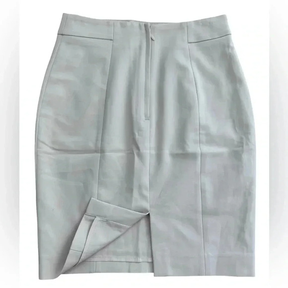H&M Beige Pencil Skirt buissness casual work attire size 6 or small - Picture 3 of 7